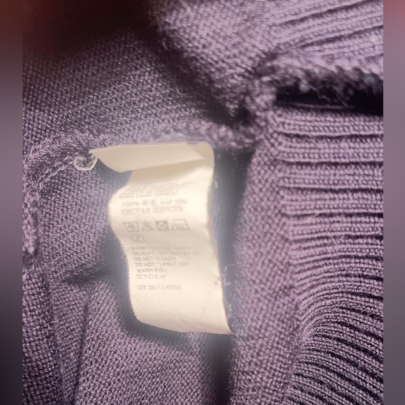 Paul & Shark wool long sleeve button up navy blue lightweight cardigan sweater L - Picture 4 of 4